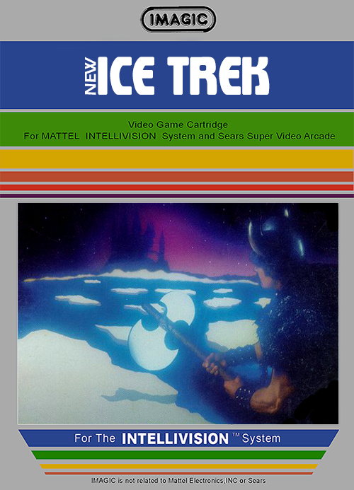 Ice Trek box art for Intellivision
